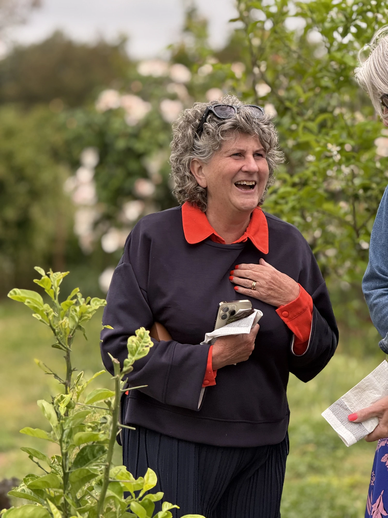 Roz Chandler, co-founder of the British Sustainable Floristry Academy and owner of Field Gate Flowers