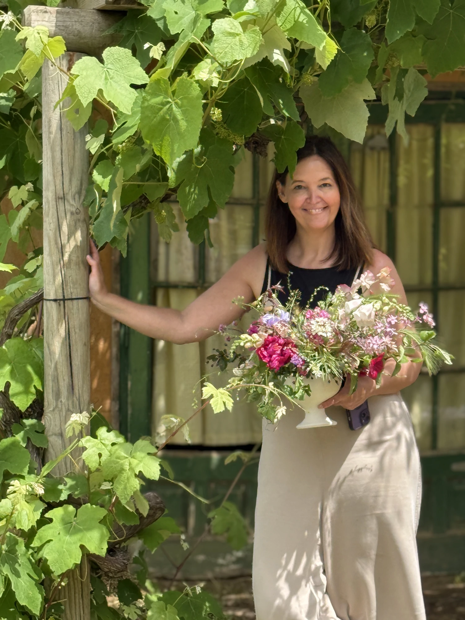 Carol Peacock, florist, educator and co-founder of the British Sustainable Floristry Academy